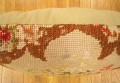 1489 English Needlepoint Rug Pillow 1-10 x 1-6