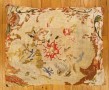 1493 English Needlepoint Rug Pillow 1-10 x 1-6