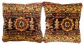 1495,1496 Persian Bidjar Carpet Pillow 1-2 x 1-2