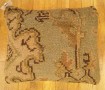 1504 Spanish Savonnerie Carpet Pillow 1-5 x 1-2