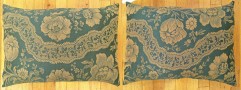 1525,1526 Floral Chinoiserie Fabric Pillow 1-9 x 1-3