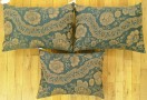 1525,1526,1527 Floral Chinoiserie Fabric Pillow 1-9 x 1-3