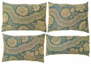 1525,1526,1527,1528 Floral Chinoiserie Fabric Pillow 1-9 x 1-3