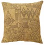 1535,1536 Floro–Geometric Fabric Pillow 1-8 x 1-6