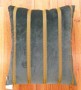 1559,1560 Art Deco Green Velvet Pillow 1-10 x 1-7