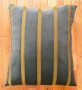 1560 Art Deco Green Velvet Pillow 1-10 x 1-7