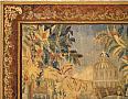 26257 French Aubusson Hunting Tapestry 6-2 x 6-9