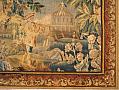 26257 French Aubusson Hunting Tapestry 6-2 x 6-9