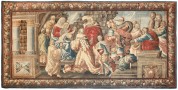 32303 French Religious Tapestry 9-3 x 18-4
