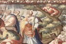 32304 French Religious Tapestry 9-4 x 20-3