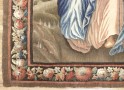 32304 French Religious Tapestry 9-4 x 20-3