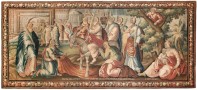 32304 French Religious Tapestry 9-4 x 20-3