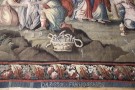 32305 French Religious Tapestry 9-6 x 20-7