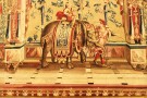 35165 French Beauvais Grotesque Tapestry 7-6 x 11-0