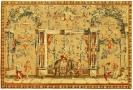 35165 French Beauvais Grotesque Tapestry 7-6 x 11-0