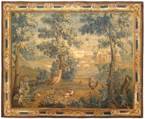 Period Antique French Tapestry - Item #  35505 - 10-1 H x 12-1 W -  Circa 18th Century