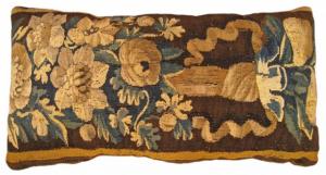 Antique European Tapestry Pillow - Item #  1363 - 1-10 H x 1-0 W -  Circa 18th Century