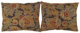 Antique French Jacquard Tapestry Pillow - Item #  1372,1373 - 1-5 H x 1-8 W -  Circa 1910