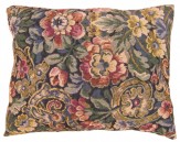 Antique French Jacquard Tapestry Pillow - Item #  1381 - 1-5 H x 1-9 W -  Circa 1910