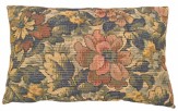 Antique French Jacquard Tapestry Pillow - Item #  1382 - 1-2 H x 1-8 W -  Circa 1910