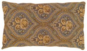 Antique French Jacquard Tapestry Pillow - Item #  1384 - 1-0 H x 1-9 W -  Circa 1910