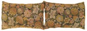 Antique French Jacquard Tapestry Plillow - Item #  1393,1394 - 1-3 H x 1-11 W -  Circa 1910