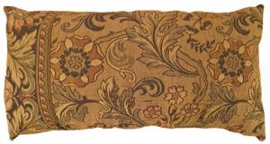Antique French Jacquard Tapestry Pillow - Item #  1409 - 1-3 H x 2-2 W -  Circa 1910
