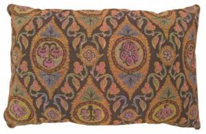 Antique French Jacquard Tapestry Pillow - Item #  1424 - 1-0 H x 1-8 W -  Circa 1910