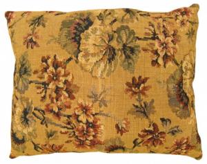 Antique French Jacquard Tapestry Pillow - Item #  1435 - 1-3 H x 1-6 W -  Circa 1910