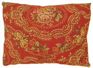 Antique French Jacquard Tapestry Pillow - Item #  1441 - 1-0 H x 1-3 W -  Circa 1910