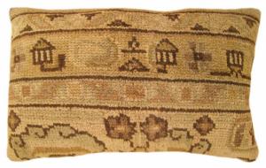 Antique Spanish Spanish Savonnerie Carpet Pillow - Item #  1501 - 2-0 H x 1-3 W -  Circa 1920