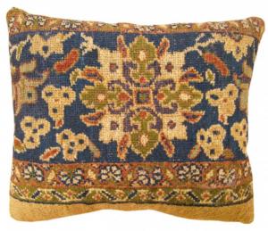 Antique Persian Persian Sultanabad Carpet Pillow - Item #  1519 - 1-10 H x 1-6 W -  Circa 1910