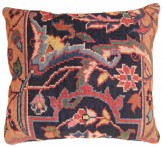 Antique Indian Indian Agra Carpet Pillow - Item #  1521 - 1-6 H x 1-4 W -  Circa 1910