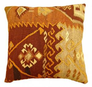 Vintage Turkish Turkish Kilim Rug Pillow - Item #  1565 - 1-5 H x 1-5 W -  Circa 1940