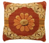 Antique French French Aubusson Pillow - Item #  1571 - 14-0 H x 12-0 W -  Circa 1900