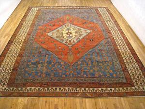 Antique Persian Bakshaish - Item #  28353 - 14-3 H x 11-9 W -  Circa 1890