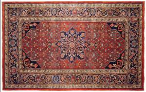 Antique Persian Bidjar - Item #  23087 - 8-6 H x 5-3 W -  Circa 1920