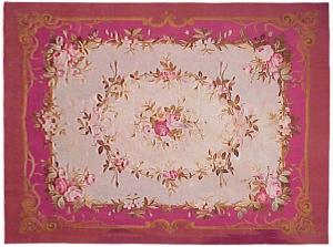 Antique Persian Aubusson - Item #  23146 - 8-5 H x 6-7 W -  Circa 1890