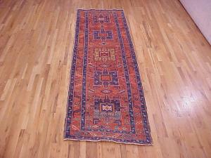 Vintage Persian Heriz Karaja - Item #  23301 - 10-7 H x 3-1 W -  Circa 1930