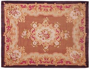 Antique French Aubusson - Item #  23419 - 8-0 H x 6-0 W -  Circa 1890