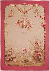 Antique French Aubusson - Item #  23504 - 11-0 H x 7-5 W -  Circa 1890