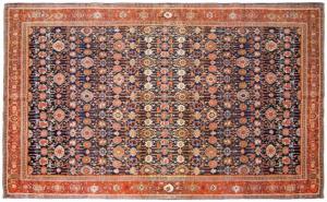 Antique Persian Bidjar - Item #  23983 - 12-6 H x 8-4 W -  Circa 1910