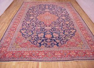 Antique Persian Kashan - Item #  24066 - 18-0 H x 11-6 W -  Circa 1920