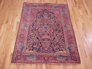 Antique Persian Kashan - Item #  24101 - 6-9 H x 4-5 W -  Circa 1920