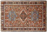 Antique Persian Heriz Karaja - Item #  24114 - 4-4 H x 3-7 W -  Circa 1920