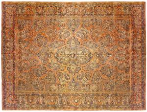 Antique Persian Sarouk - Item #  24423 - 13-9 H x 10-6 W -  Circa 1910