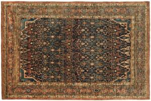 Antique Persian Bidjar - Item #  24713 - 11-8 H x 7-7 W -  Circa 1900