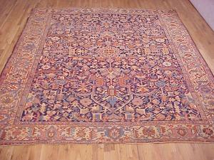 Antique Persian Heriz - Item #  24922 - 11-9 H x 10-0 W -  Circa 1910