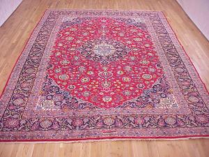 Vintage Persian Kashan - Item #  24943 - 13-3 H x 10-0 W -  Circa 1950