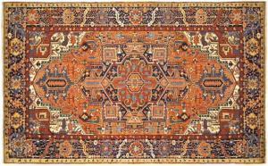 Antique Persian Heriz - Item #  25087 - 11-9 H x 7-7 W -  Circa 1920